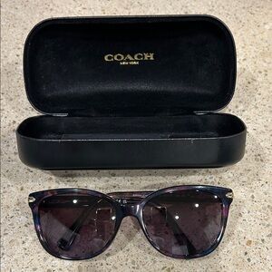 Coach Woman’s Sunglasses with Purple Accents